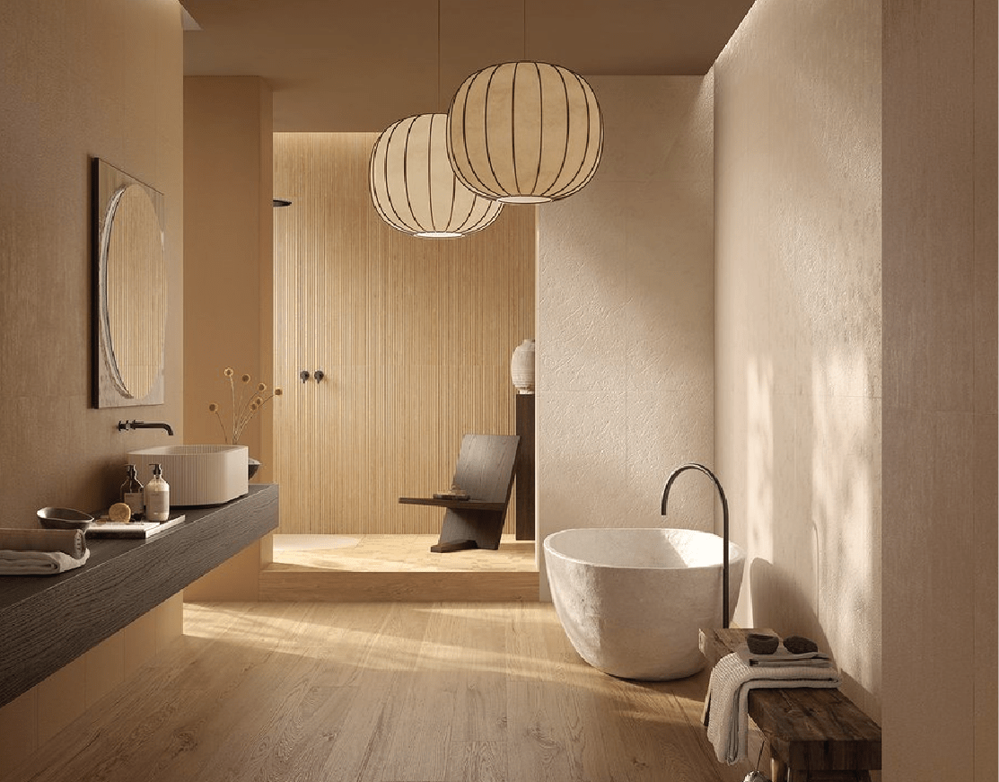 Bathroom tiles